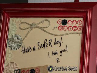 1 Dry Erase Message Frame