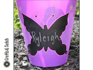 4 Butterfly Birthday Beach Bucket